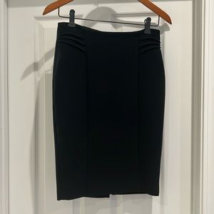 Zara black knee length pencil skirt. Size Small.